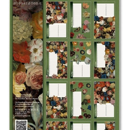 Bekking & Blitz Verjaardagskalender Floral & Toile, The Fitzwilliam Museum