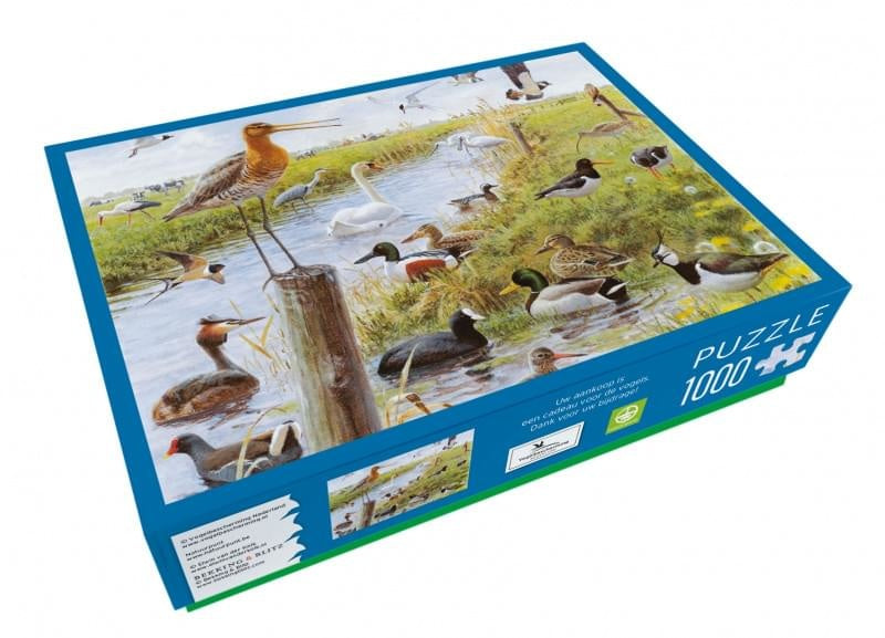 Bekking & Blitz Vogels, Elwin van der Kolk, Vogelbescherming Puzzel 1000 Stukjes