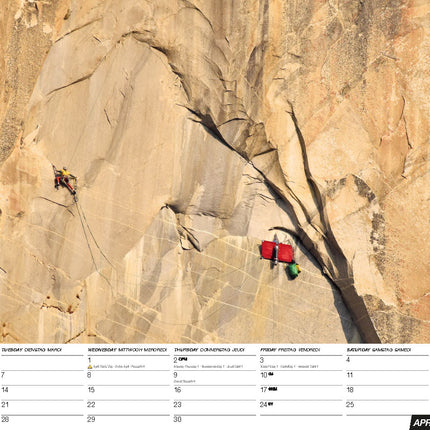 Blaustein Climbing A3 Kalender 2026