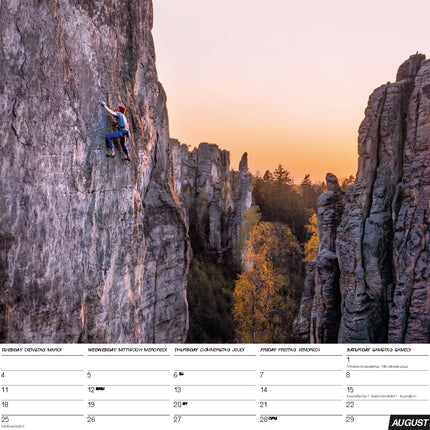 Blaustein Climbing A3 Kalender 2026