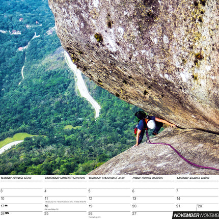 Blaustein Climbing A3 Kalender 2026