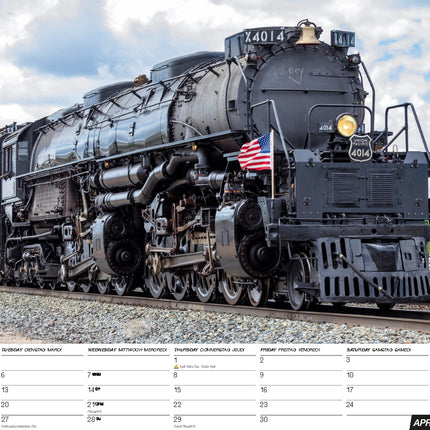 Blaustein Eisenbahnen - Spoorwegen A3 Kalender 2027