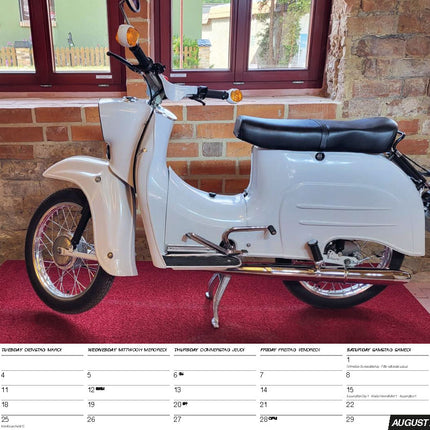 Blaustein Simson Scooter A3 Kalender 2026