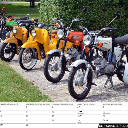 Blaustein Simson Scooter A3 Kalender 2026