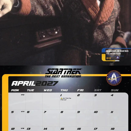 Blaustein Star Trek The Next Generation Kalender 2027