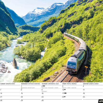 Blaustein Treinen A3 Kalender 2026
