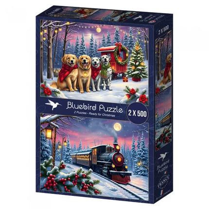 bluebird 2 Puzzles - Christmas is Coming Puzzel 2 X 500 stukjes