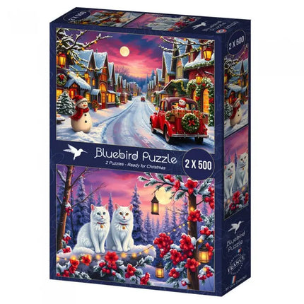 bluebird 2 Puzzles - Ready for Christmas Puzzel 2 X 500 Stukjes