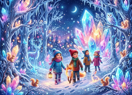 bluebird A Magical Night in the Woods Puzzel 204 stukjes