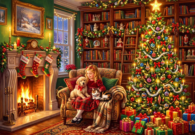 bluebird A Merry Christmas Puzzel 1000 Stukjes