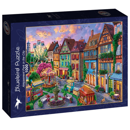 bluebird Amusement Park in the City Puzzel 1000 Stukjes