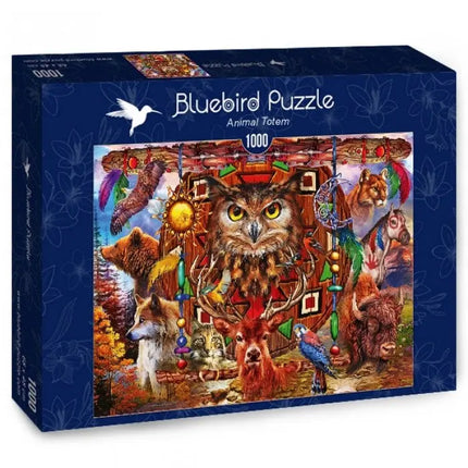 bluebird Animal Totem Puzzel 1000 Stukjes