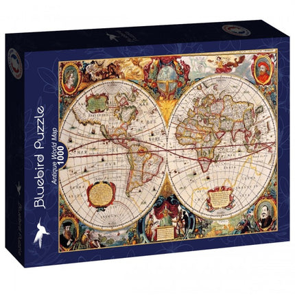 bluebird Antique World Map Puzzel 1000 Stukjes