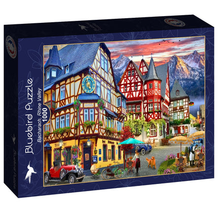 bluebird Bacharach, Rhine Valley Puzzel 1000 Stukjes