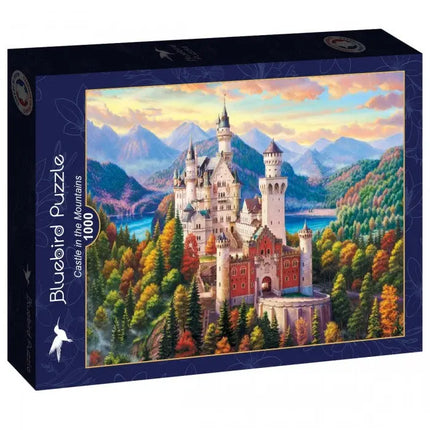 bluebird Castle in the Mountains Puzzel 1000 Stukjes