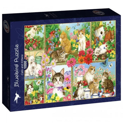 bluebird Cats and Kittens Puzzel 1000 Stukjes