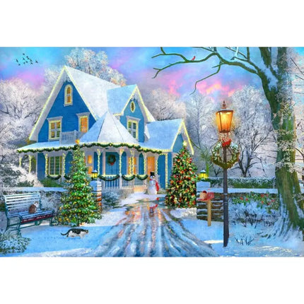 bluebird Christmas at Home Puzzel 1000 stukjes