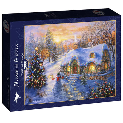 bluebird Christmas Cottage Puzzel 2000 stukjes
