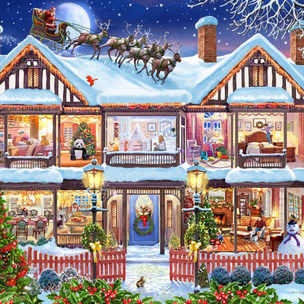 bluebird Christmas House Puzzel 1000 stukjes