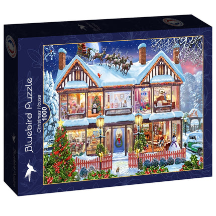 bluebird Christmas House Puzzel 1000 stukjes