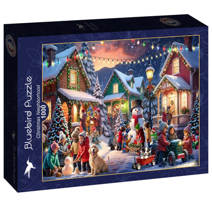 bluebird Christmas Neighborhood Puzzel 1000 stukjes