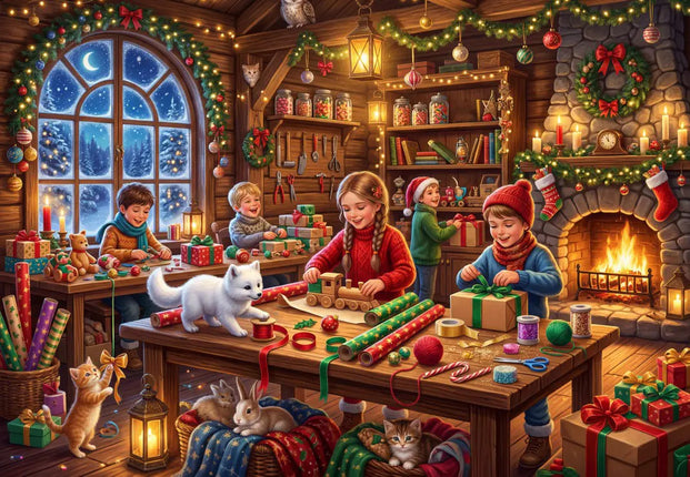bluebird Christmas Preparations Puzzel 1000 Stukjes