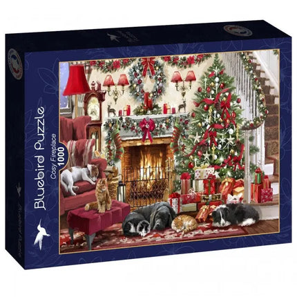 bluebird Cosy Fireplace Puzzel 1000 Stukjes