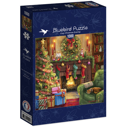 bluebird Cozy Christmas Evening Puzzel 1000 stukjes