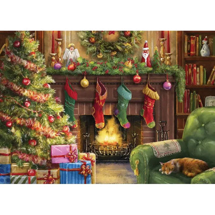 bluebird Cozy Christmas Evening Puzzel 500 Stukjes
