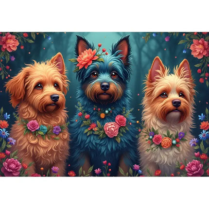 bluebird Dog Trio Puzzel 1000 Stukjes