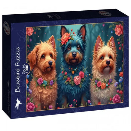 bluebird Dog Trio Puzzel 1000 Stukjes