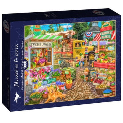 bluebird Farmers Market Spring Summer Season Puzzel 1000 Stukjes