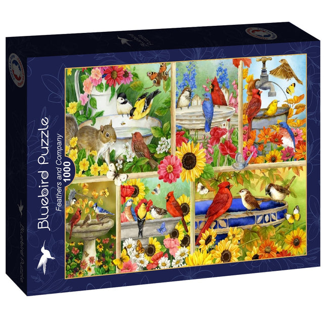 bluebird Feathers and Company Puzzel 1000 Stukjes