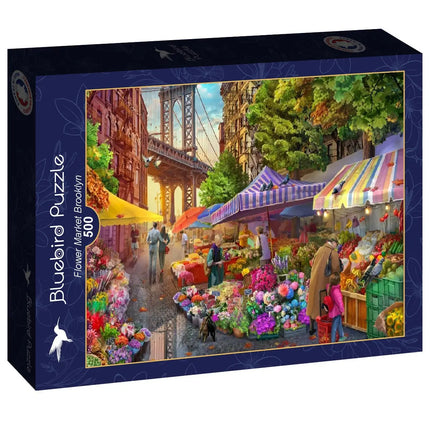 bluebird Flower Market Brooklyn Puzzel 500 stukjes
