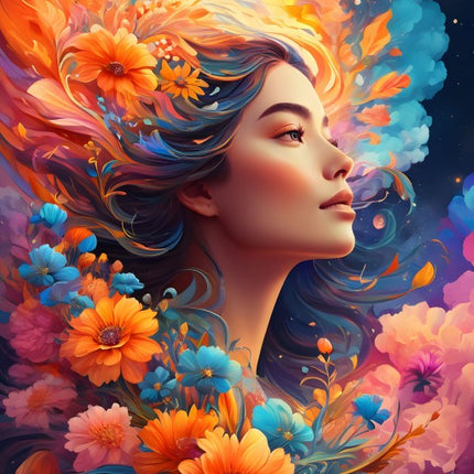 bluebird Flower Spirit Puzzel 1000 Stukjes