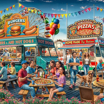 bluebird Food Trailer Puzzel 1000 Stukjes