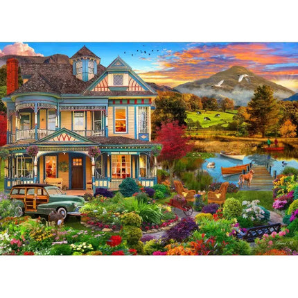 bluebird Garden Country Home Puzzel 500 Stukjes