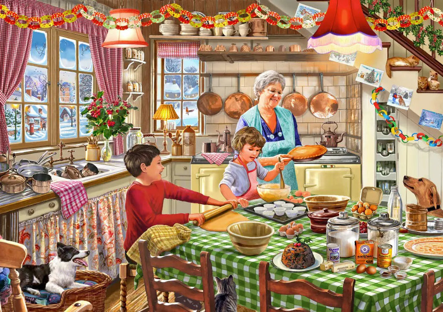 bluebird Grandma Christmas Baking Puzzel 2000 stukjes