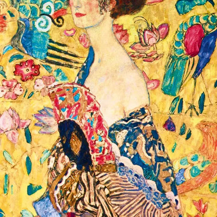 bluebird Gustave Klimt - Lady with Fan, 1918 Puzzel 2000 stukjes