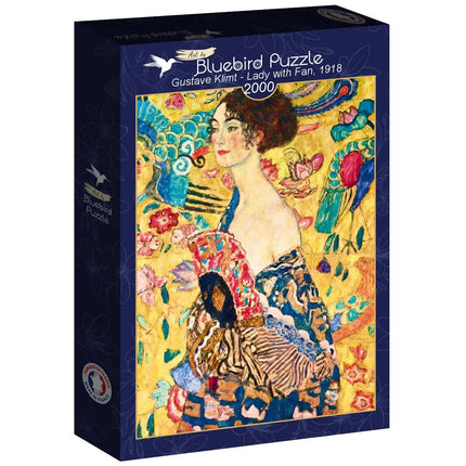 bluebird Gustave Klimt - Lady with Fan, 1918 Puzzel 2000 stukjes