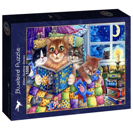 bluebird Kitten Bedtime Stories Puzzel 1000 Stukjes