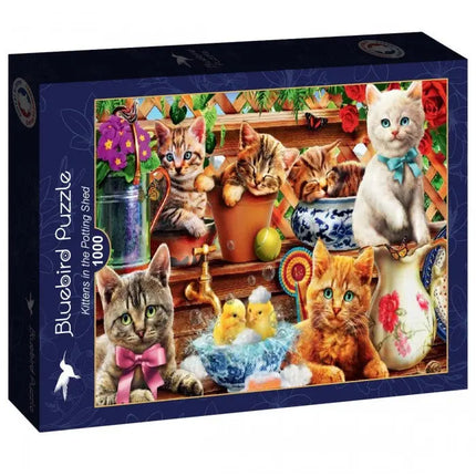 bluebird Kittens in the Potting Shed Puzzel 1000 stukjes