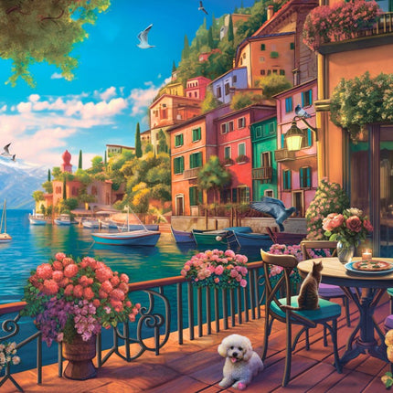 bluebird Lake Como Puzzel 1000 stukjes