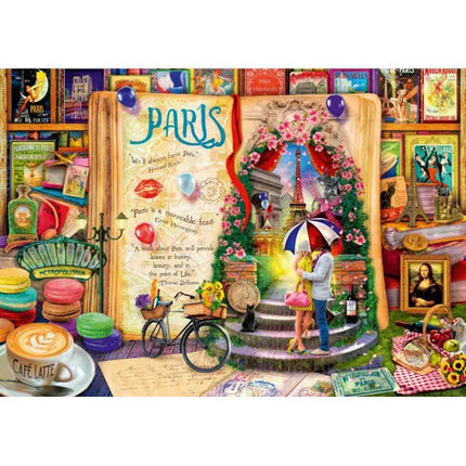 bluebird Life is an Open Book Paris Puzzel 4000 Stukjes