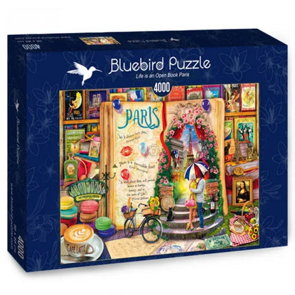 bluebird Life is an Open Book Paris Puzzel 4000 Stukjes