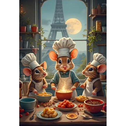 bluebird Little Chefs of Paris Puzzel 1000 Stukjes