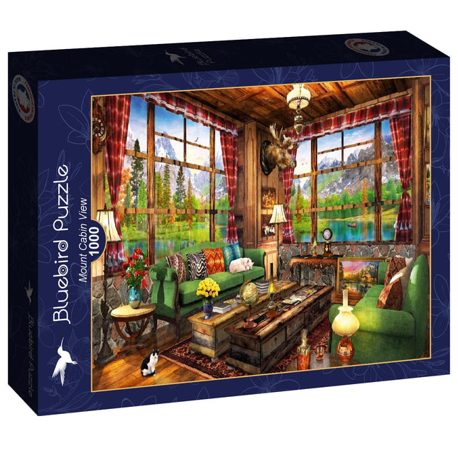 bluebird Mount Cabin View Puzzel 1000 stukjes