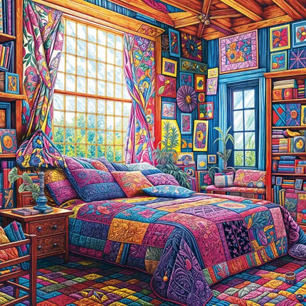 bluebird My Colorful Bedroom Puzzel 1000 Stukjes