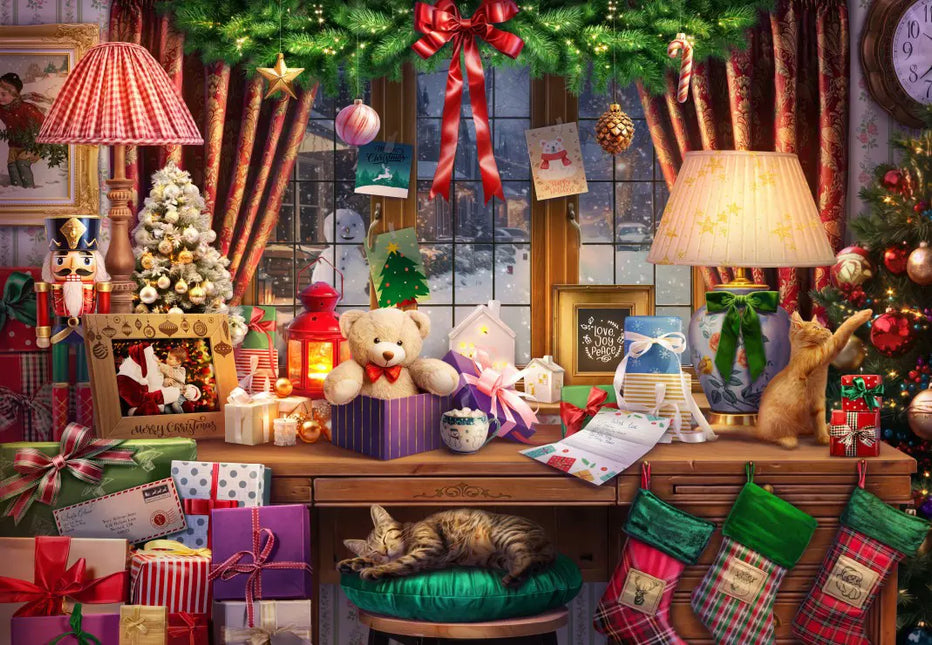 bluebird Night before Christmas Puzzel 1000 Stukjes