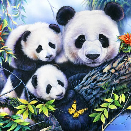 bluebird Panda Family Puzzel 1000 Stukjes